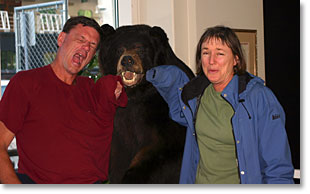 Photo of Billy, Bear and Kathy