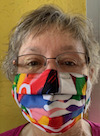 Kathy Sheehan w Covid mask