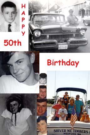 Happy Birthday collage of photos